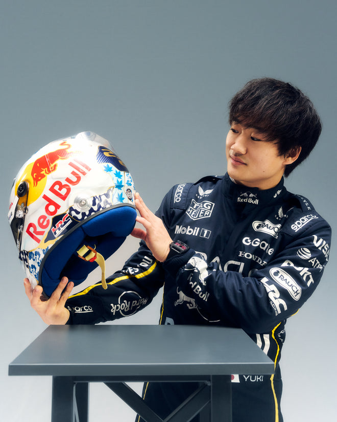 LOT 502 - Yuki Tsunoda 2025 Red Bull Racing Helmet – Las Vegas GP Used