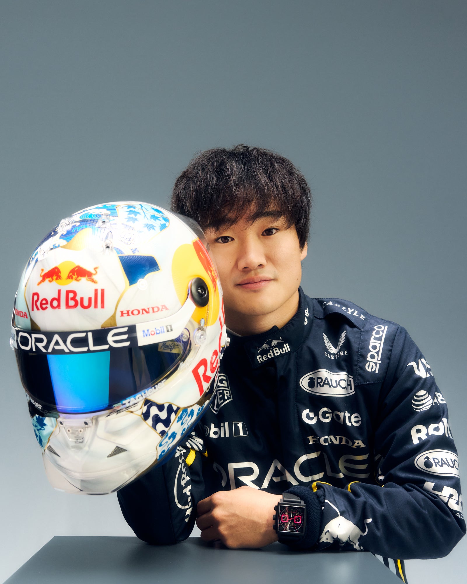 LOT 502 - Yuki Tsunoda 2025 Red Bull Racing Helmet – Las Vegas GP Used