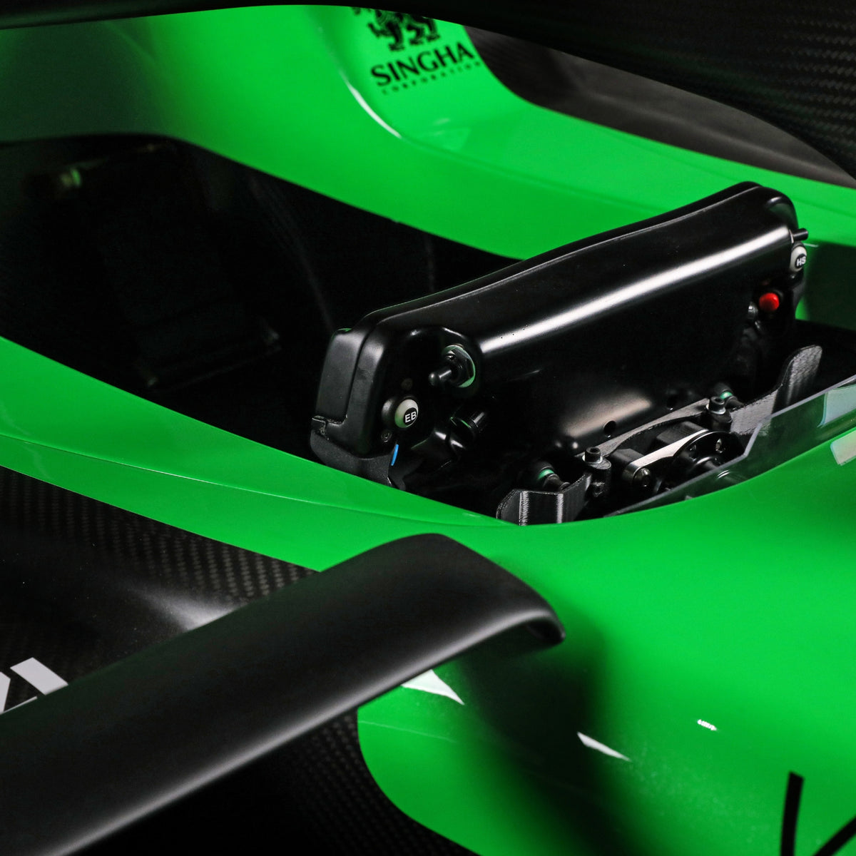 2024 Kick Sauber C44 show car, full-size Stake F1 Team Kick Sauber-inspired Formula 1 display vehicle and premium motorsport collector piece