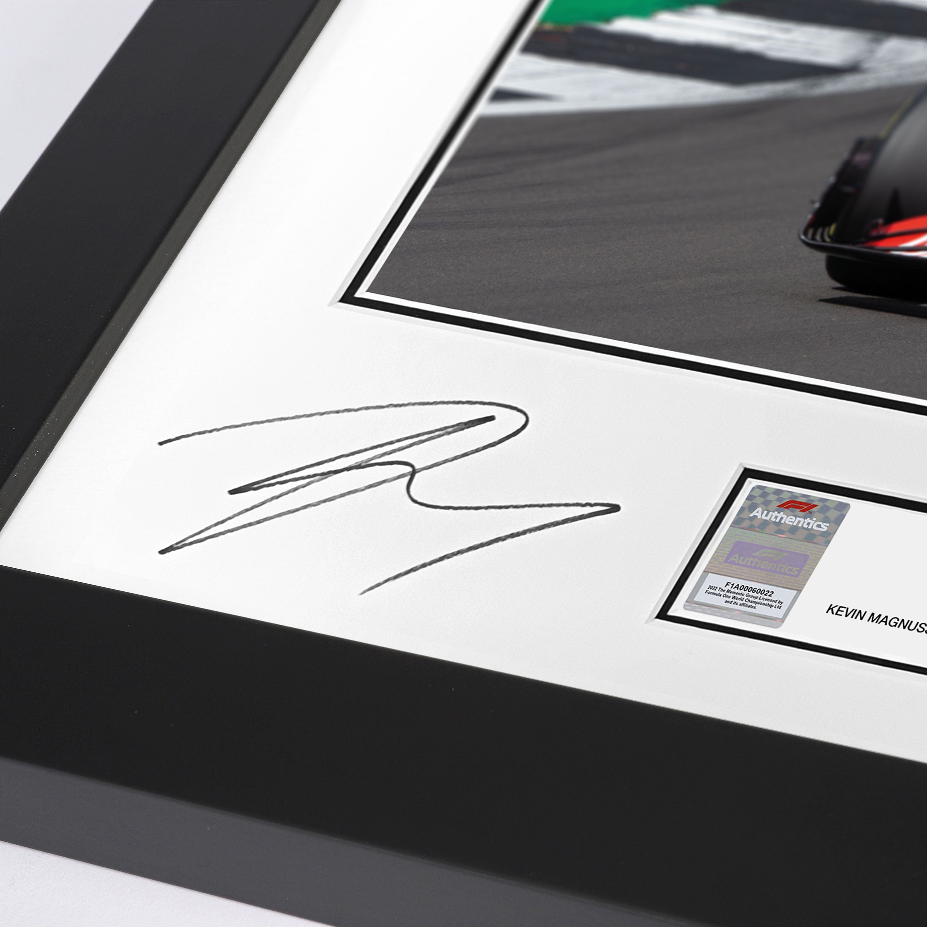 Kevin Magnussen & Mick Schumacher 2022 Dual Signed Photo - British GP