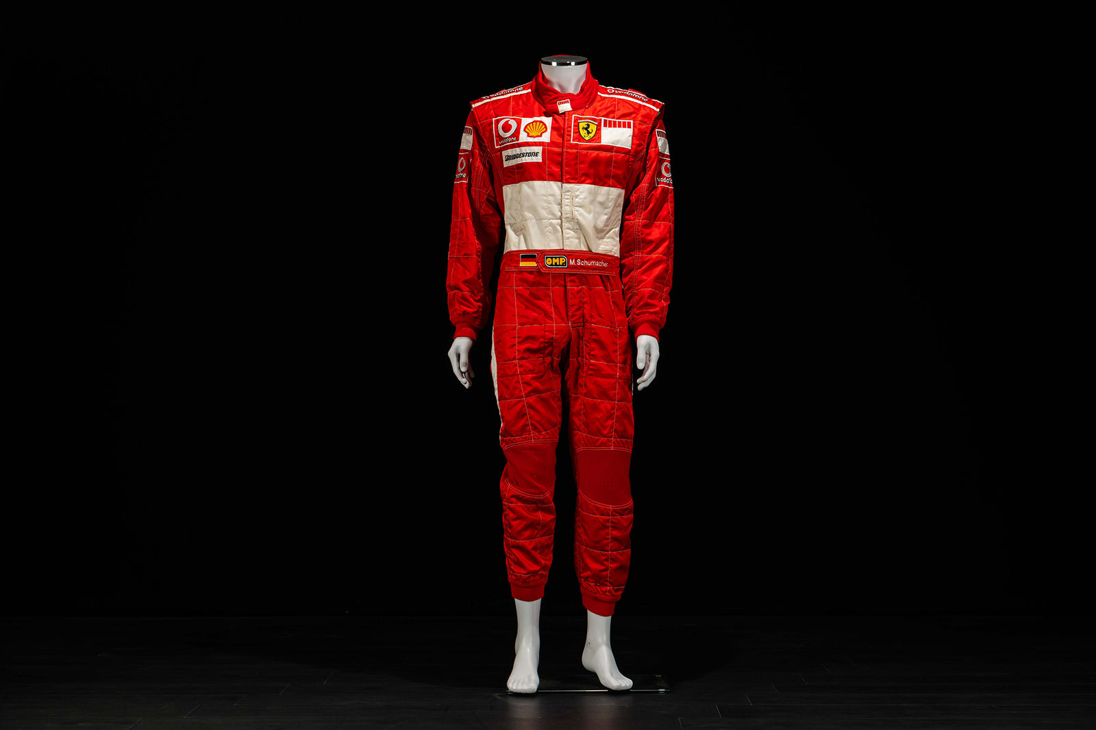 LOT 523 - Michael Schumacher 2006 Race Used Ferrari Suit - Turkey GP