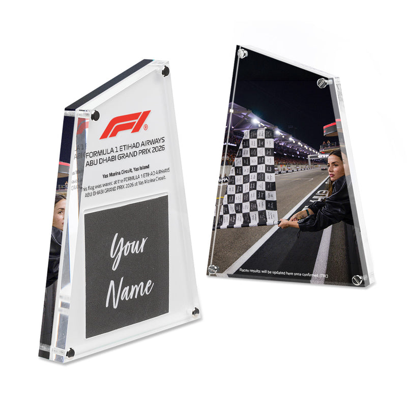 Abu Dhabi GP 2026 - Personalised F1® Flag