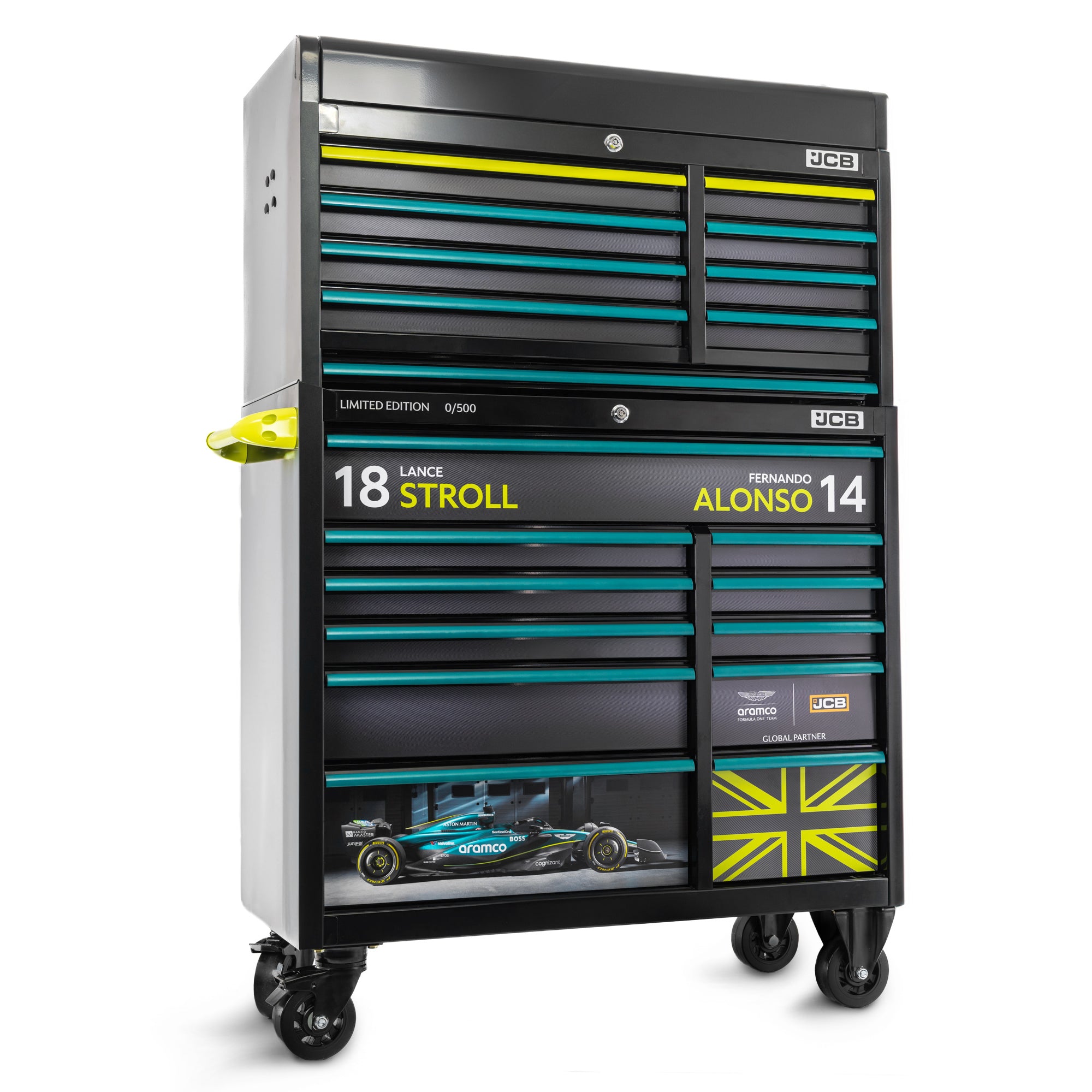 Aston Martin Formula One Team x JCB Limited Edition Tool Chest Stack