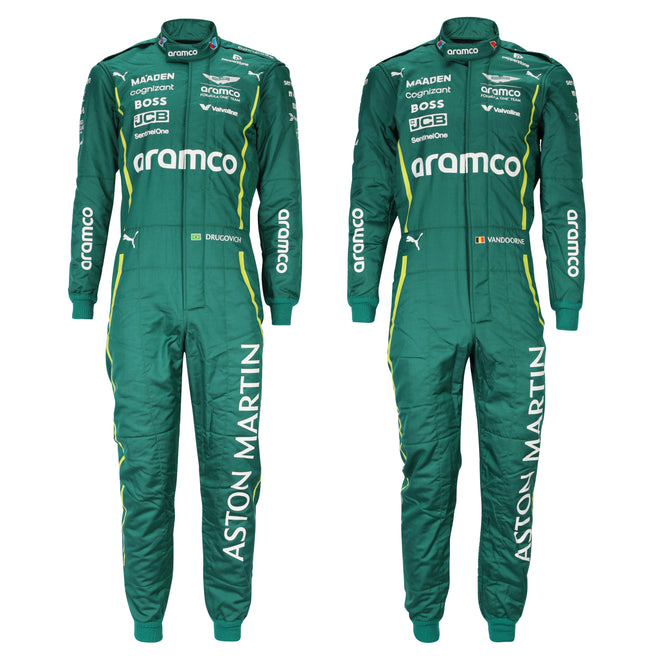LOT 009 - Stoffel Vandoorne and Felipe Drugovich Suit Bundle Set