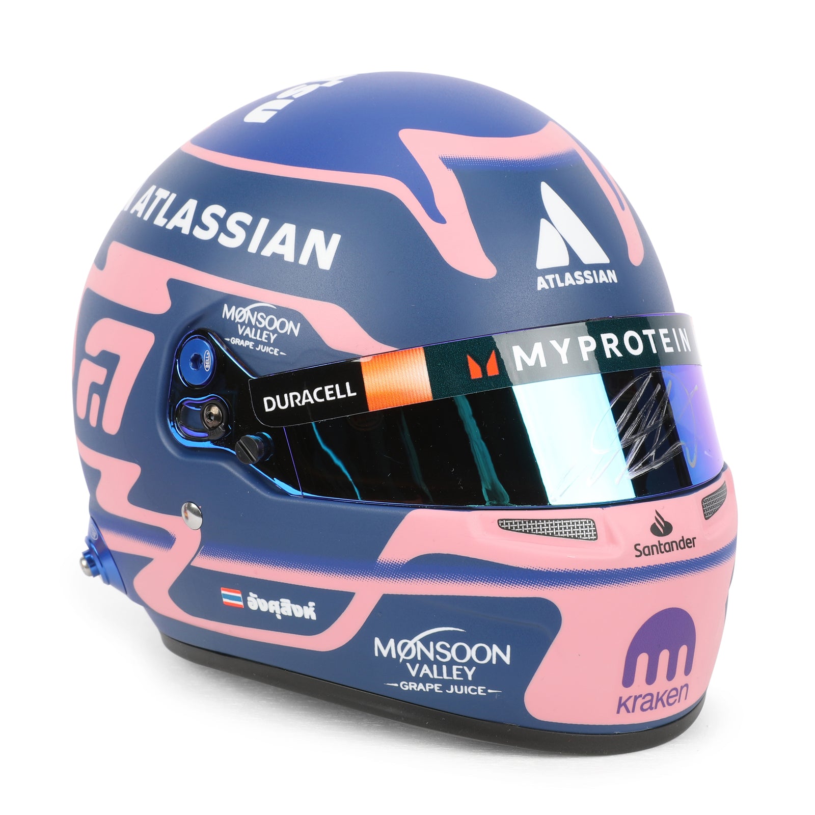 Alex Albon 2025 Signed 1:2 Scale Helmet
