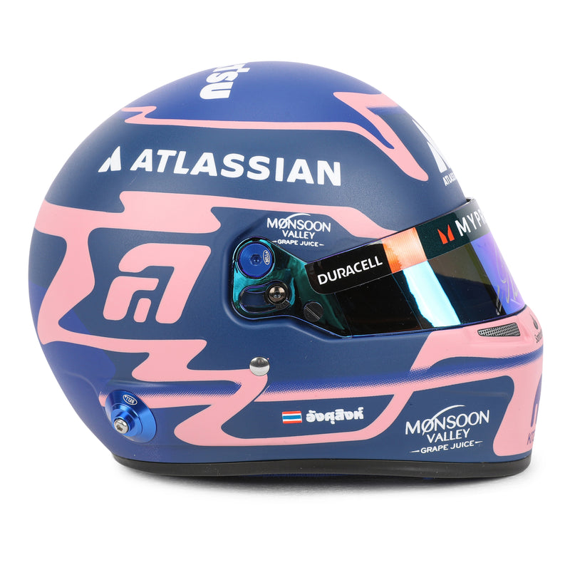 Alex Albon 2025 Signed 1:2 Scale Helmet