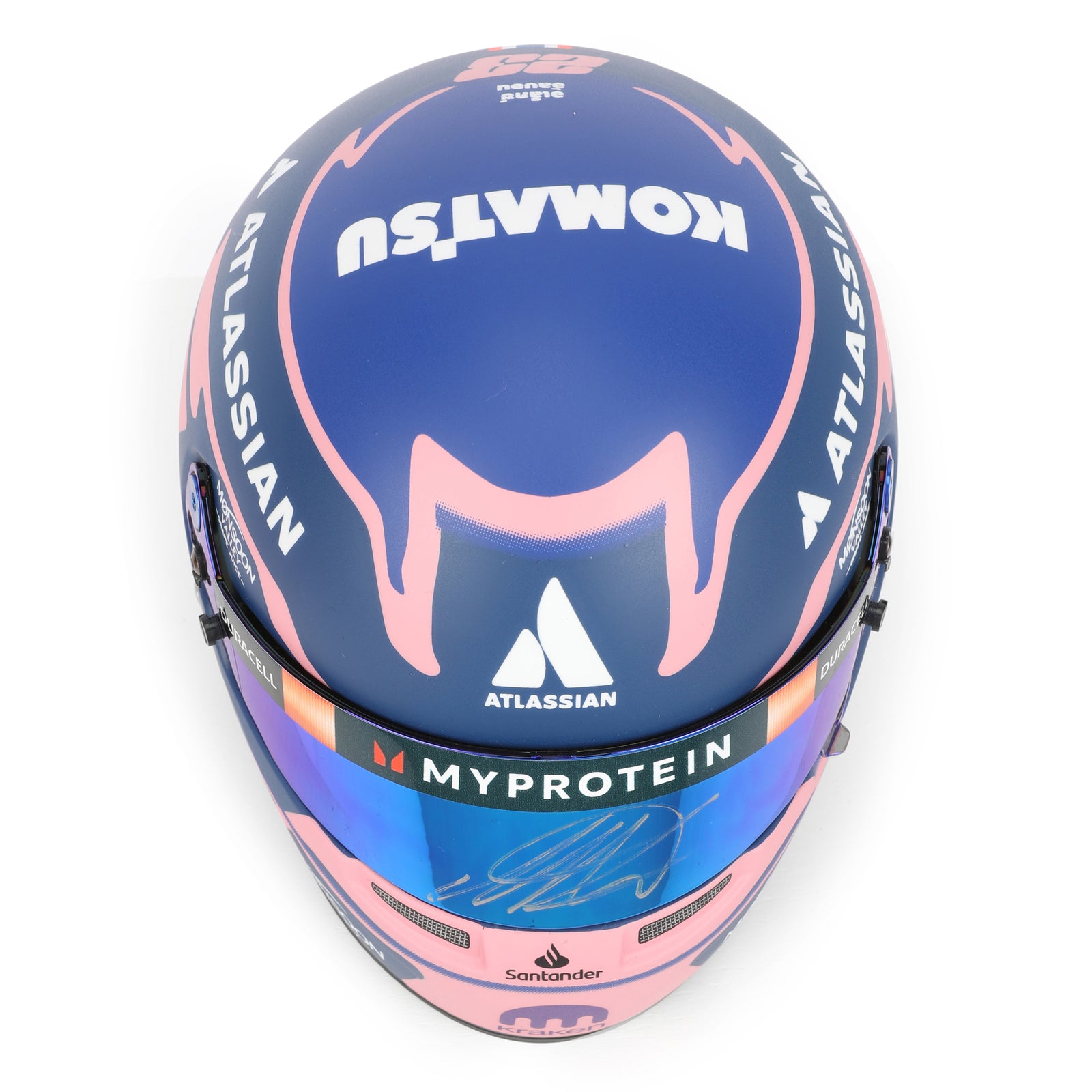Alex Albon 2025 Signed 1:2 Scale Helmet