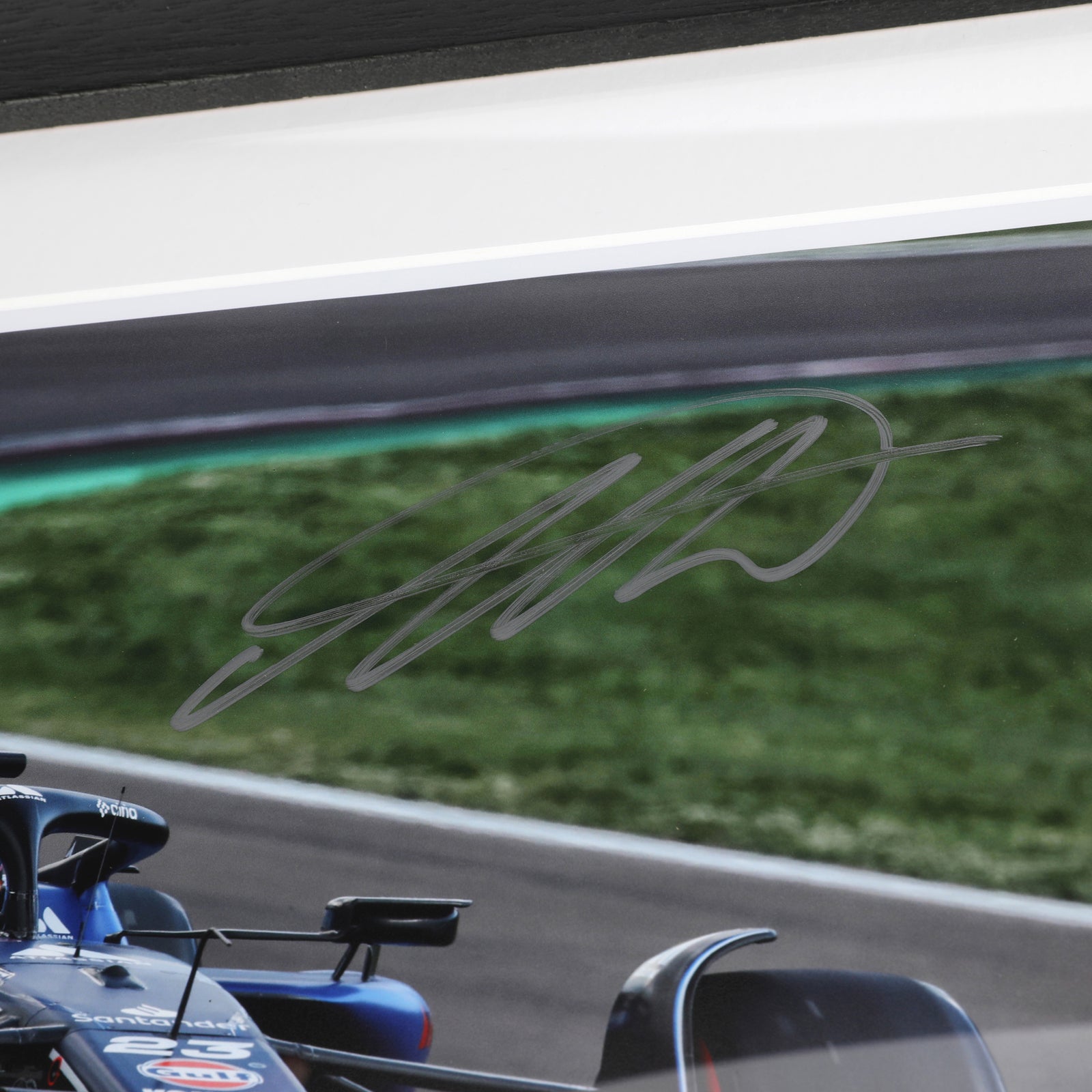 Alex Albon 2025 Atlassian Williams Racing Signed Photo - Emilia-Romagna GP