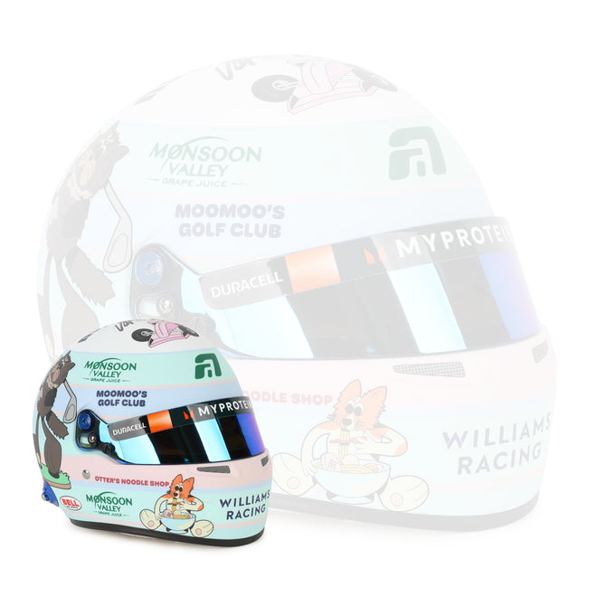 Alex Albon 2024 Signed 1:2 Scale Helmet – British GP