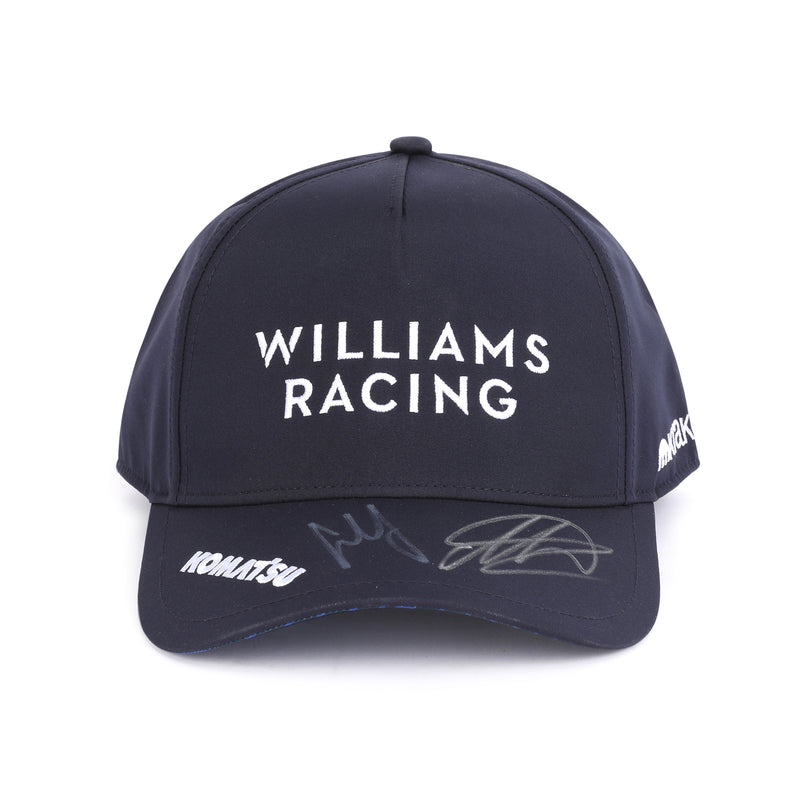Carlos Sainz & Alex Albon 2025 Dual Signed Williams Racing Cap