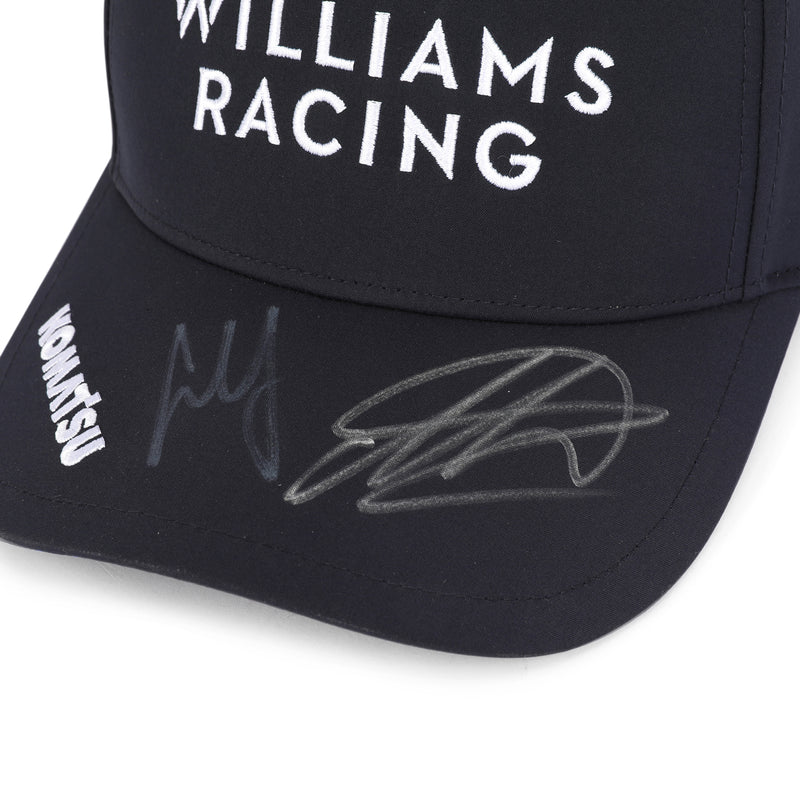 Carlos Sainz & Alex Albon 2025 Dual Signed Williams Racing Cap