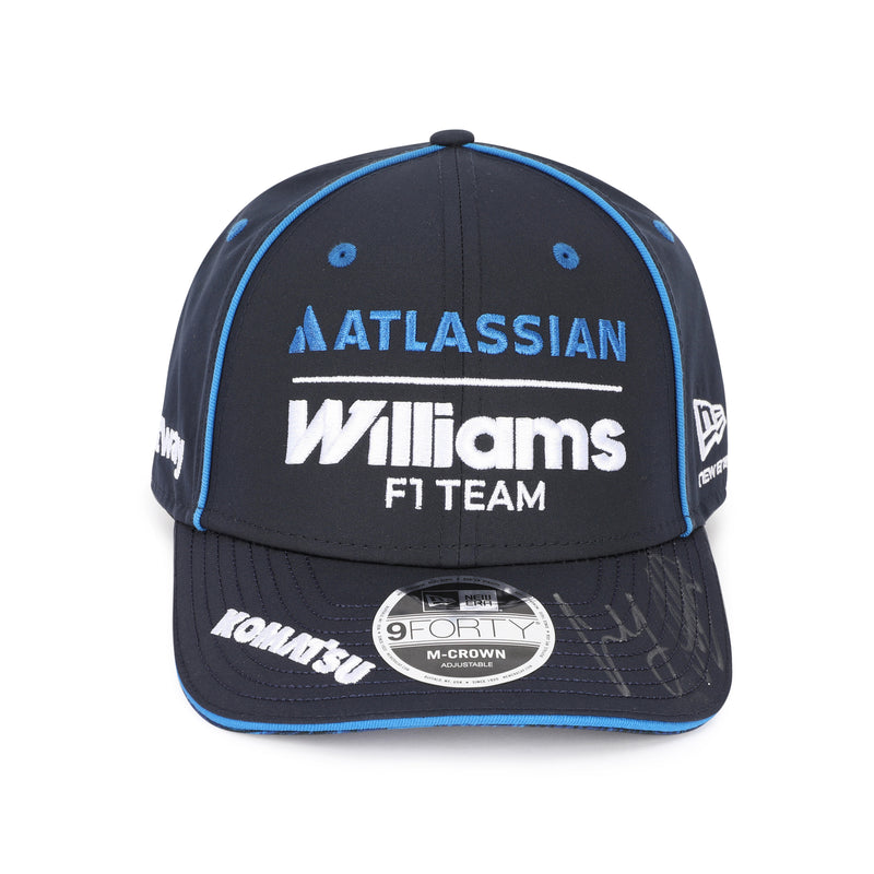 Atlassian Williams Racing Alex Albon and Carlos Sainz signed 2026 team cap premium Formula 1 collectible