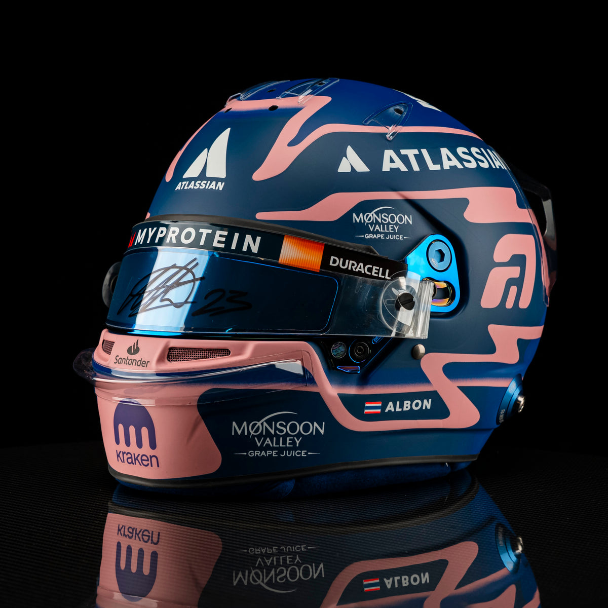 The Austin Auction LOT 043 - Alexander Albon 2025 Williams Race Helmet