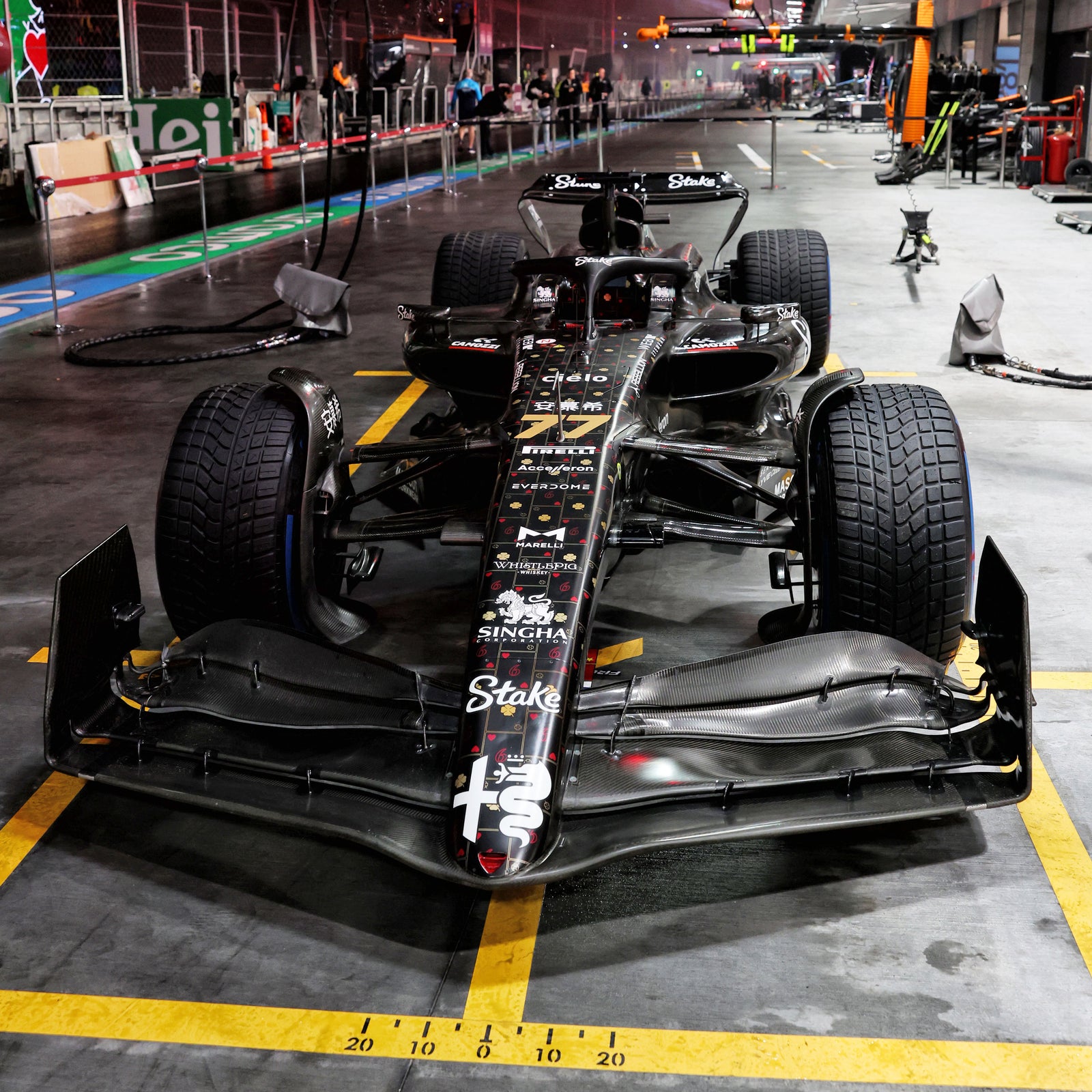 2023 Alfa Romeo F1® Team Stake C43 Official Vegas Livery Show Car
