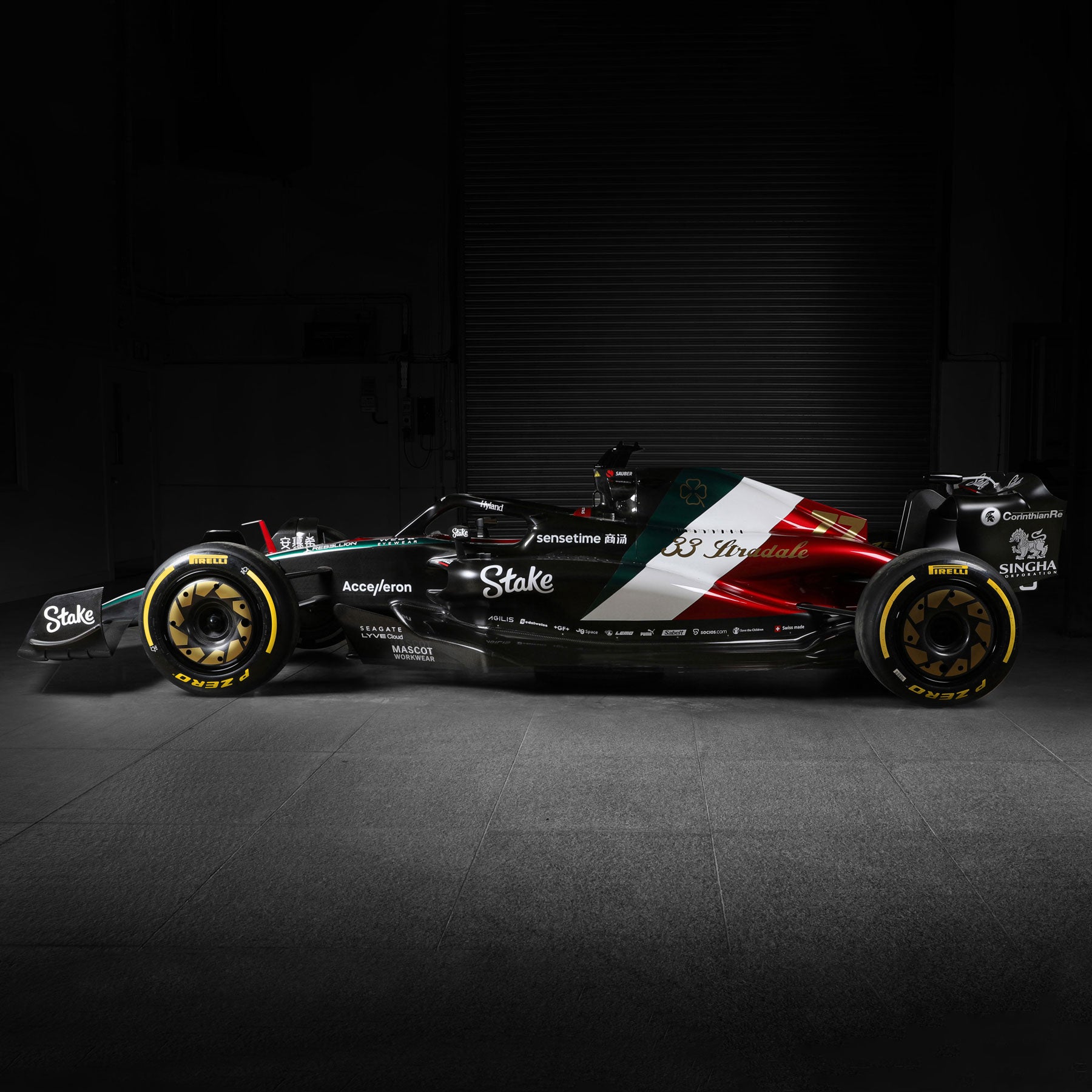 2023 Alfa Romeo F1 Team C43 Show Car - Special Edition Monza Livery