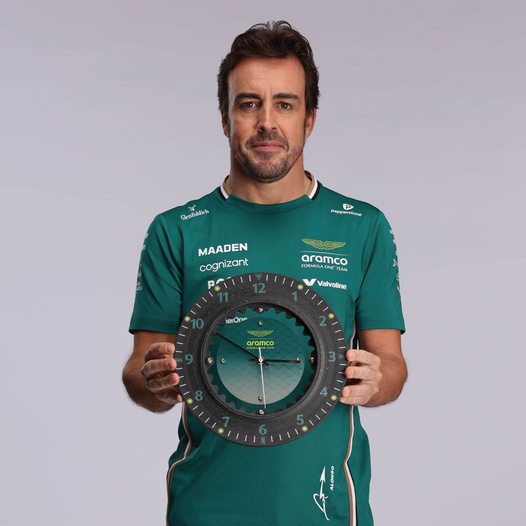 Aston Martin Aramco F1 Team Brake Disc Clock