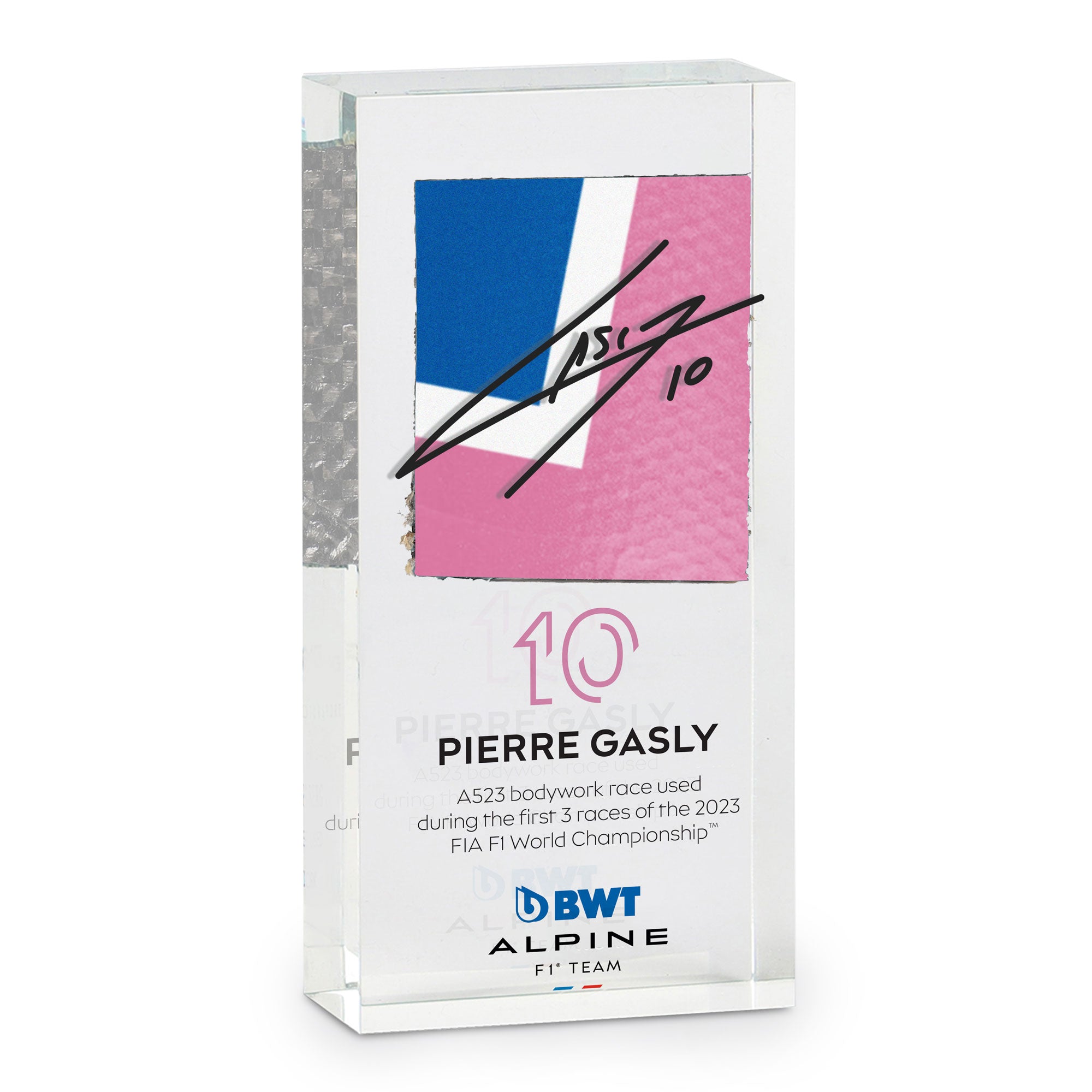 Pierre Gasly 2023 BWT Livery Bodywork in Acrylic