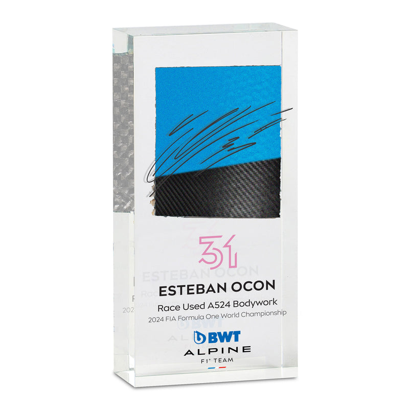 Esteban Ocon 2024 BWT Alpine Formula One Team Bodywork in Acrylic