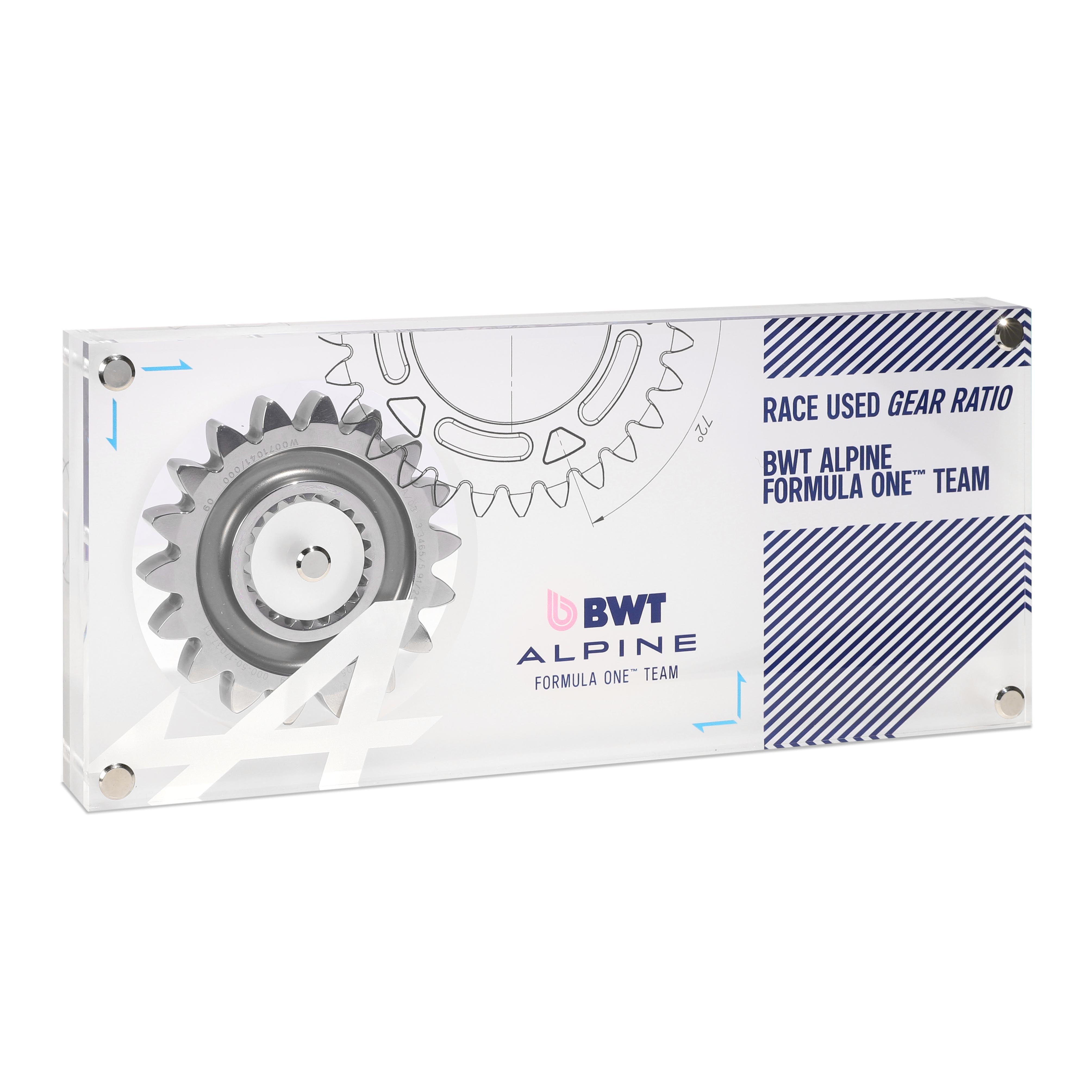 BWT Alpine Formula One™ Team Gear Ratio In Acrylic
