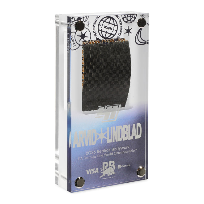 Visa Cash App Racing Bulls acrylic display replica bodywork Arvid Lindblad 2026 F1 memorabilia