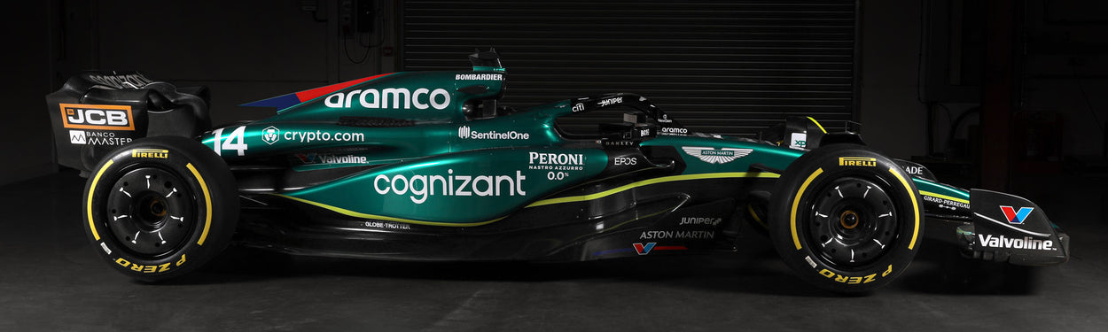 Official Aston Martin Aramco Cognizant Formula One® Team 2023 AMR23 Show Car