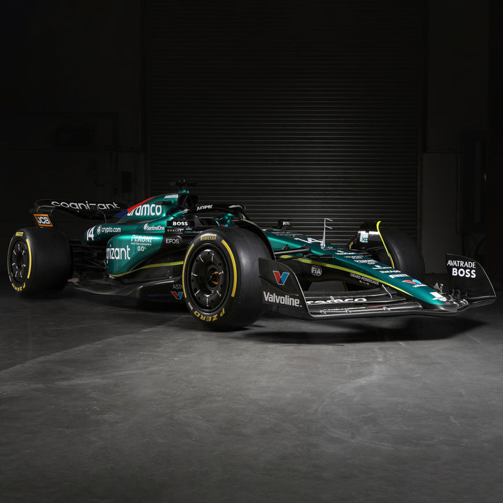 Official Aston Martin Aramco Cognizant Formula One® Team 2023 AMR23 Show Car