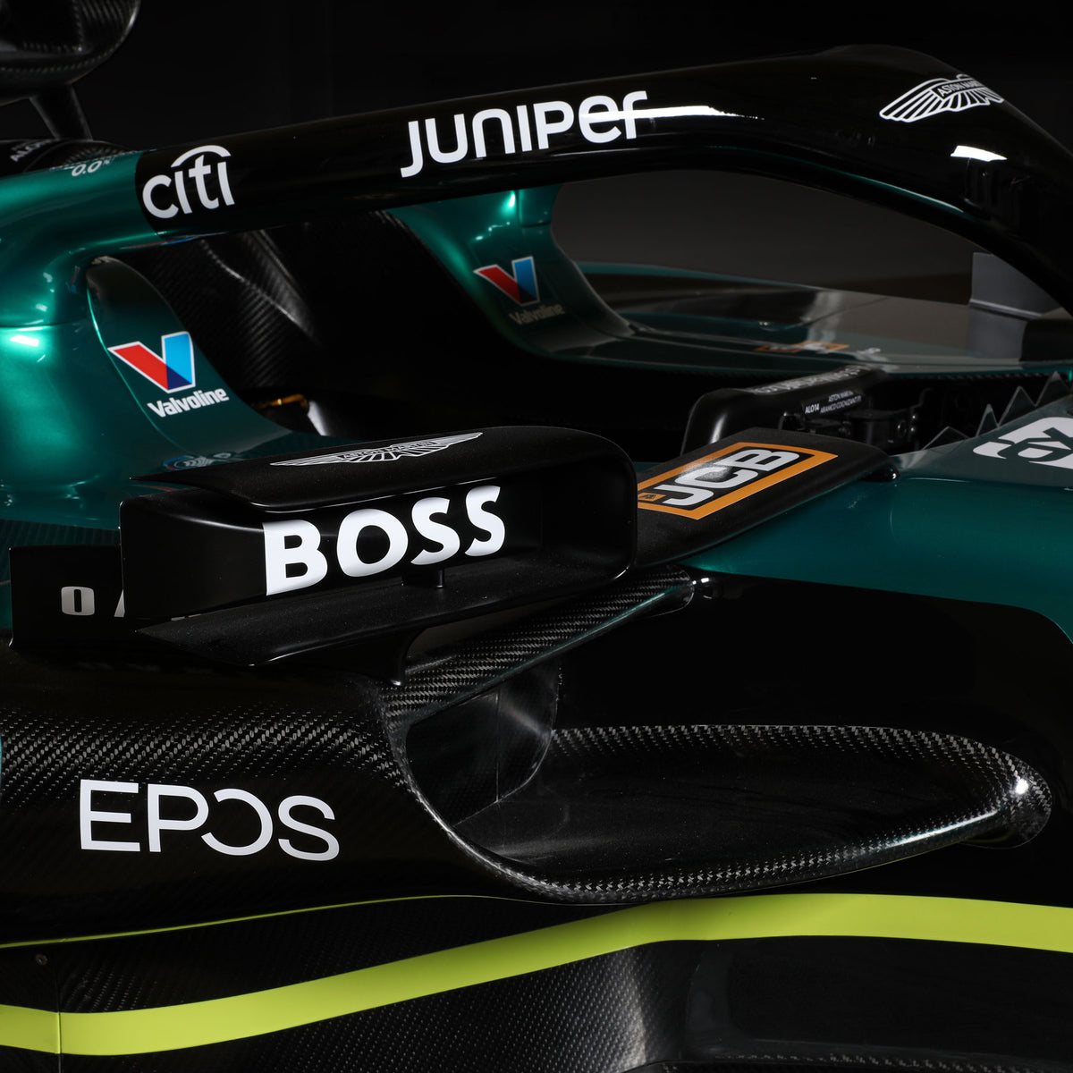 2023 Aston Martin Aramco F1® Team AMR23 show car, full-size Aston Martin Formula 1-inspired display vehicle and premium motorsport collector piece