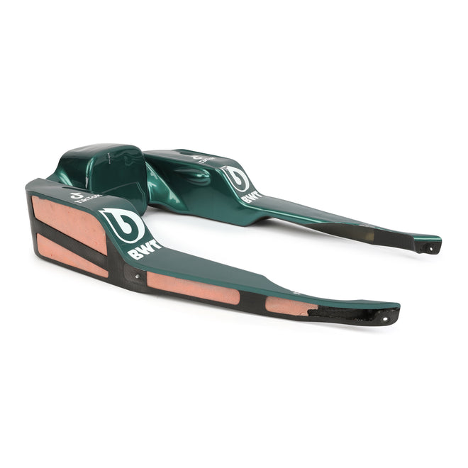 2021 Aston Martin Formula One Team used headrest bonded assembly premium collector display piece