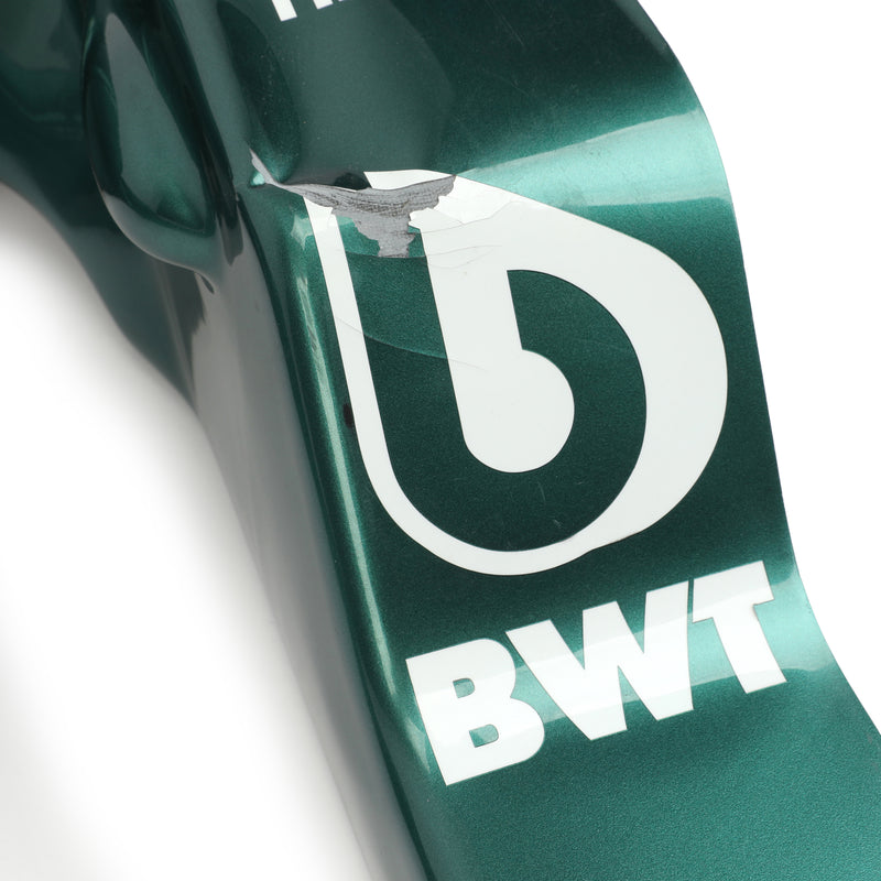 Race-used Aston Martin 2021 headrest bonded assembly premium Formula 1 engineering collectible