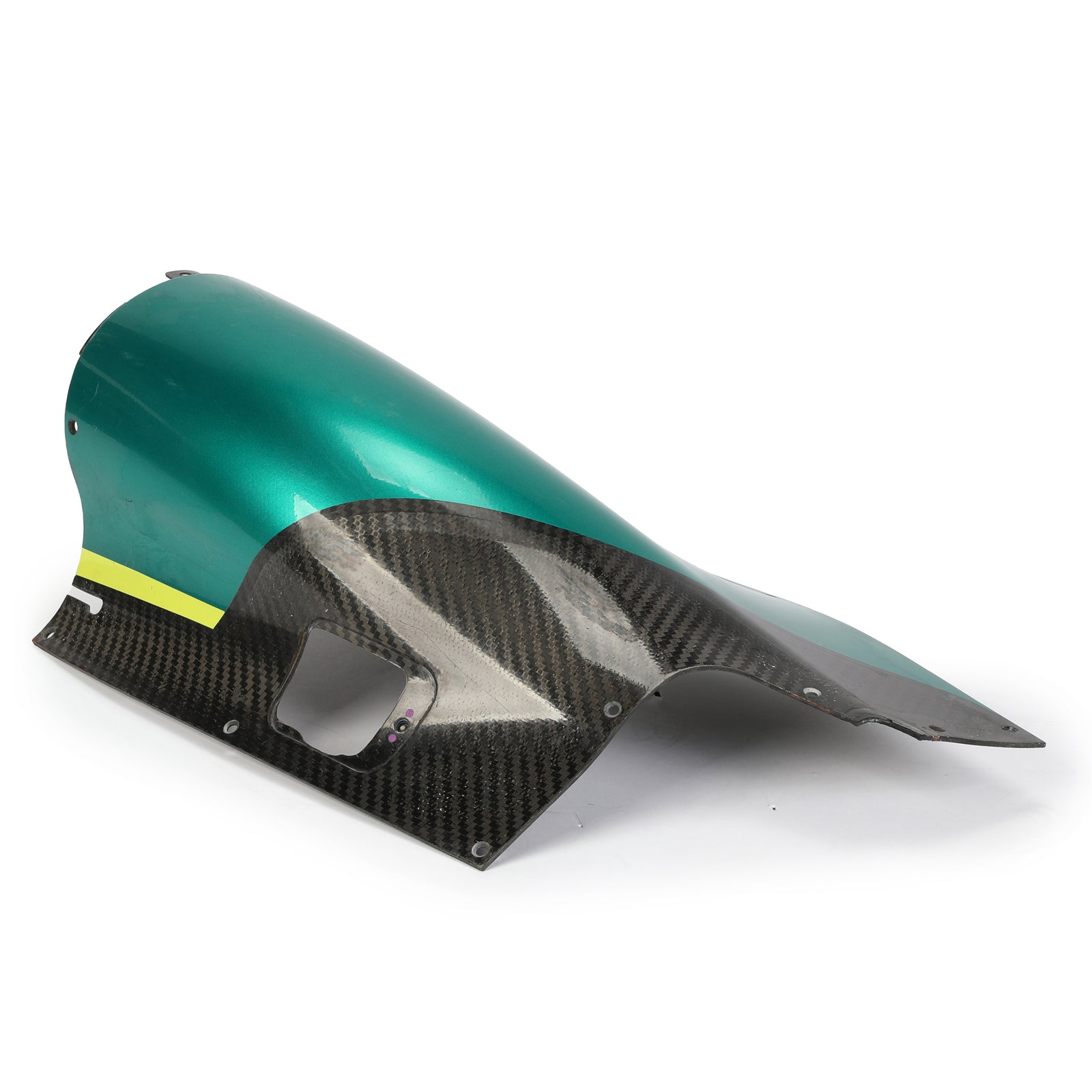 September Auction LOT 003 - Aston Martin 2022 Grand Prix Used LH Rearward Sidepod Panel