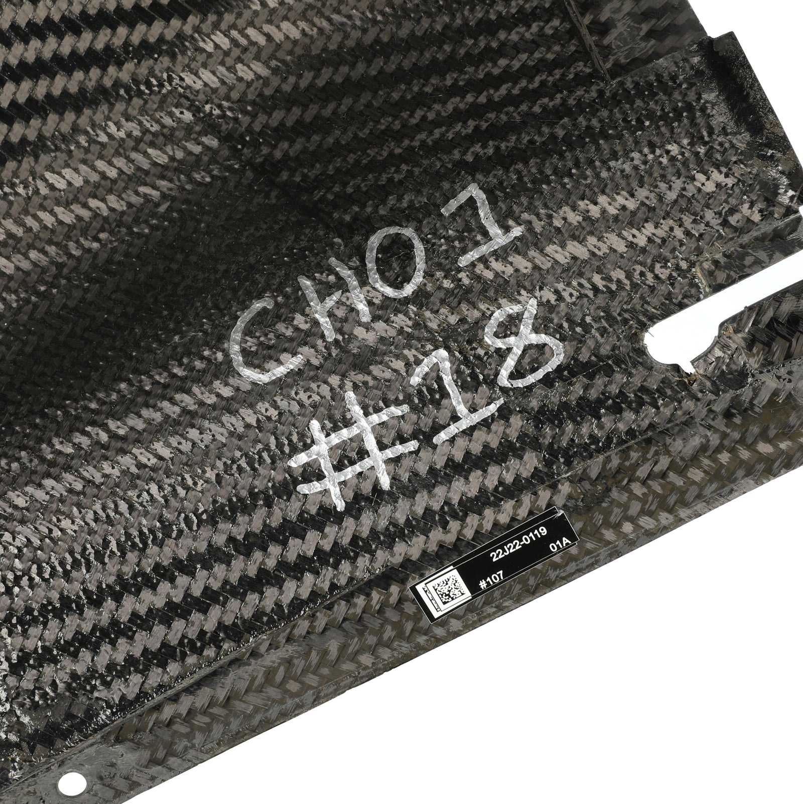 Season Launch LOT 149 - Aston Martin 2022 Used Rearward Sidepod Panel Left Hand