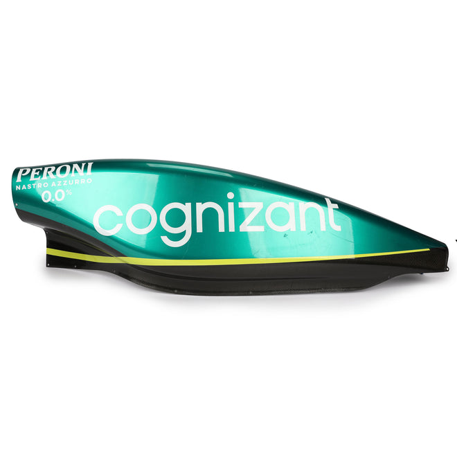 September Sprint Auction LOT 008 - 2023 Aston Martin Aramco Cognizant Formula One Team Left Hand Sidepod