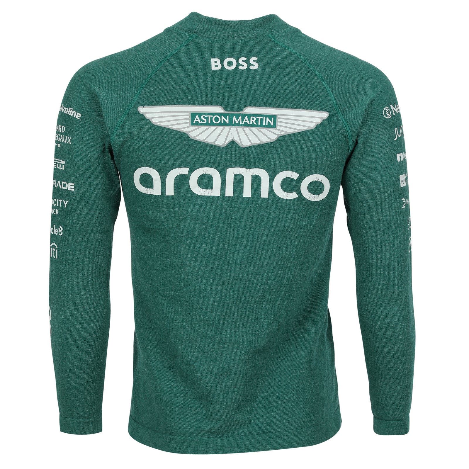LOT 265 - Fernando Alonso Un-Signed 2024 Aston Martin Aramco Formula One Team Grand Prix Used Nomex - Green