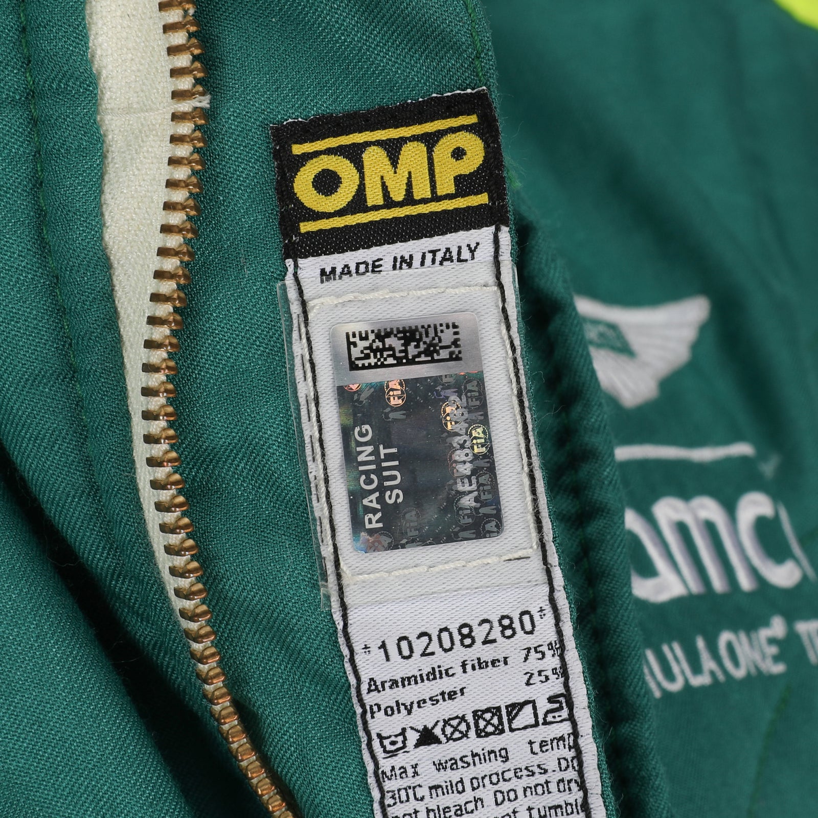 LOT 661 - Aston Martin Aramco Formula One Team 2024 2-Piece Refuelling Suit