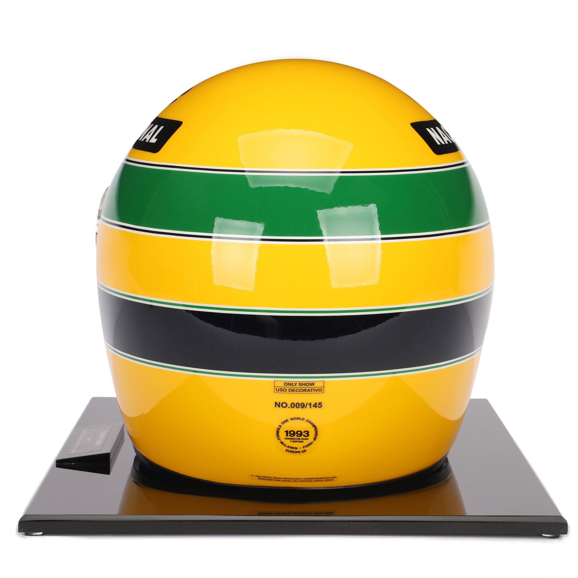 Ayrton Senna 1993 European GP Official Replica Helmet – F1 Authentics