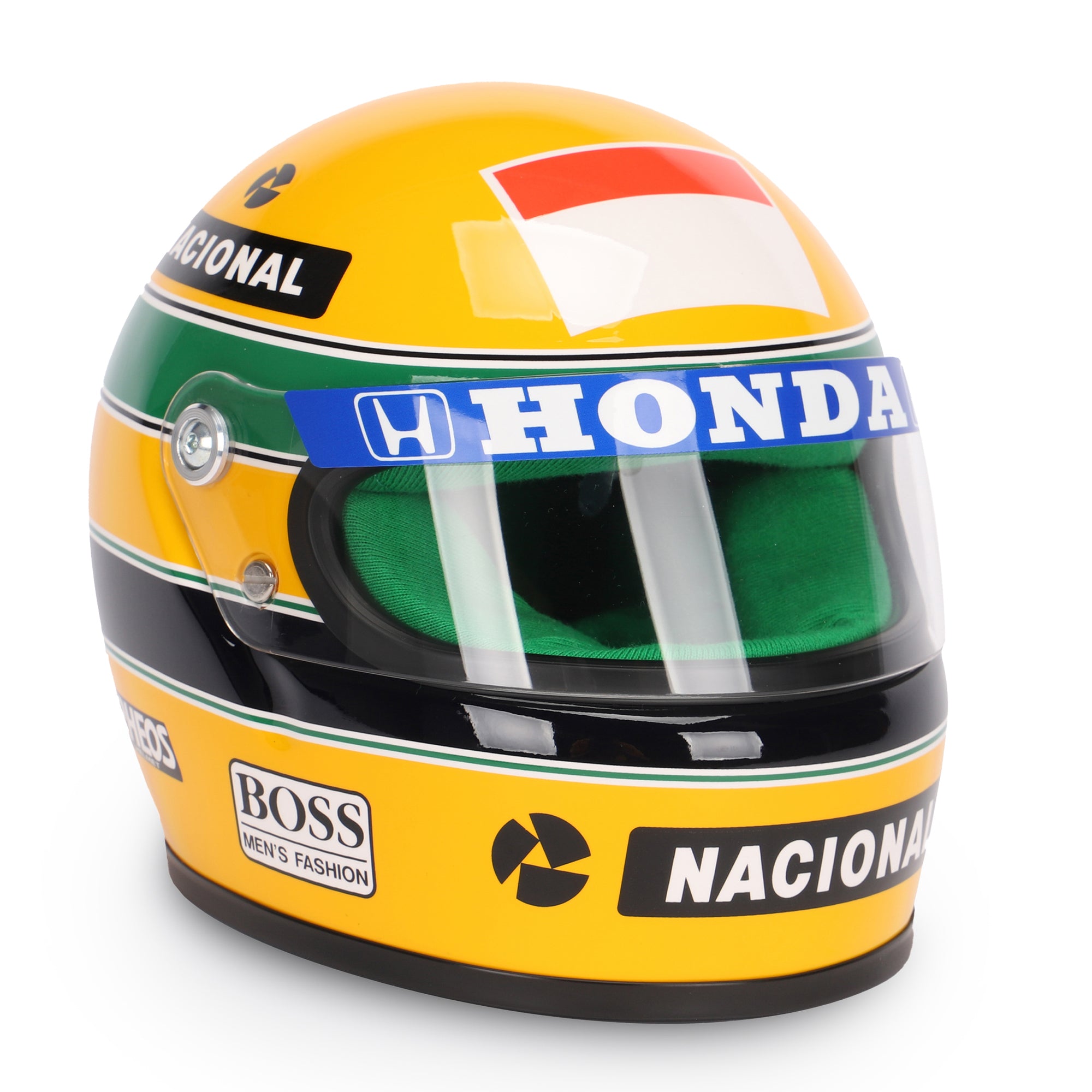 S.P.O.R.T.S . MODELS A SENNA   1/2ヘルメット Amazon | Ayrton Senna(アイルトン セナ) 1/2スケール セナ 1985