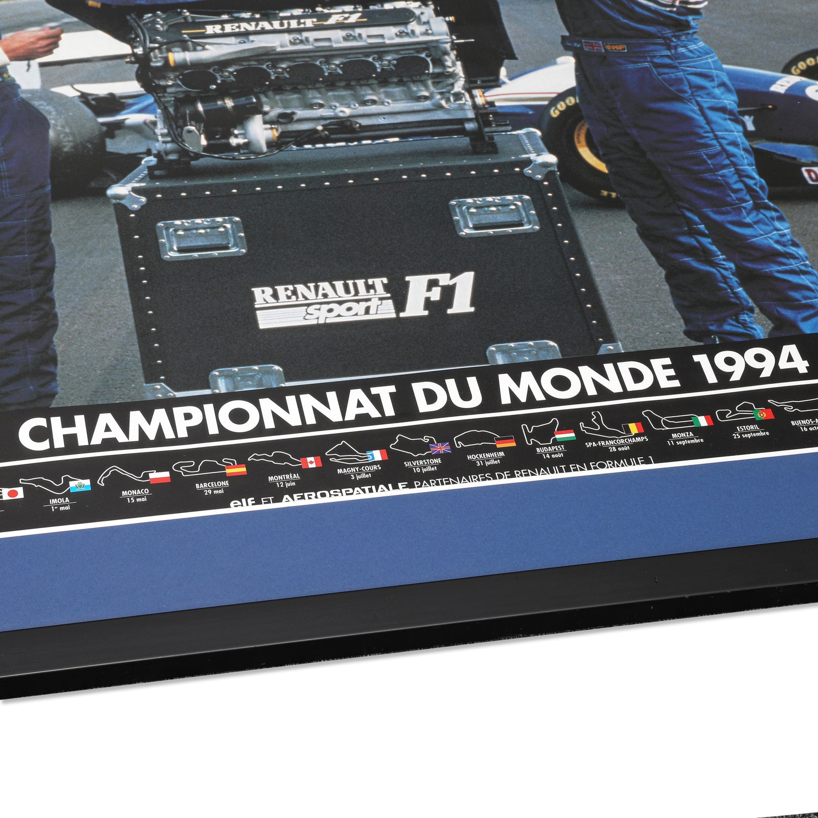 Season Launch LOT 414 - Ayrton Senna 1994 Williams Poster - Signed