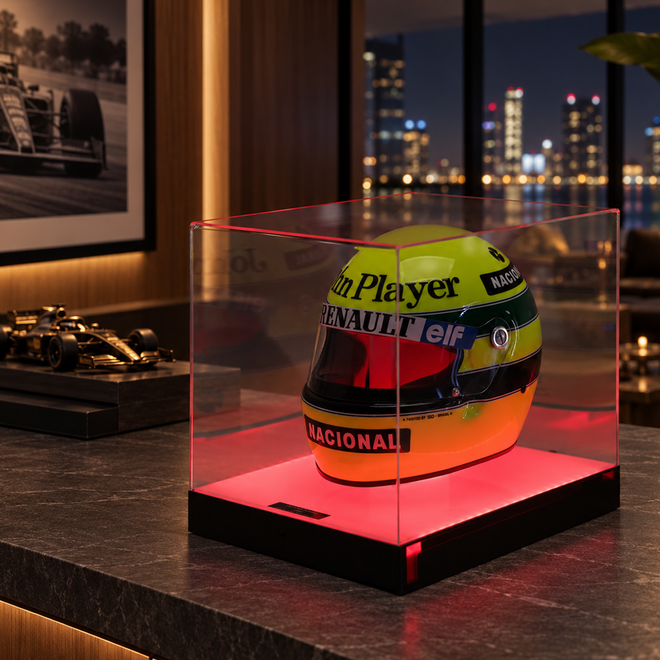 The Austin Auction LOT 023 - Ayrton Senna 1985 Official Replica Helmet