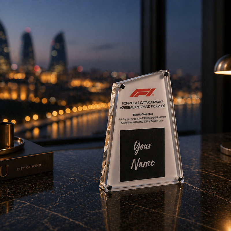 Azerbaijan GP 2026 - Personalised F1® Flag