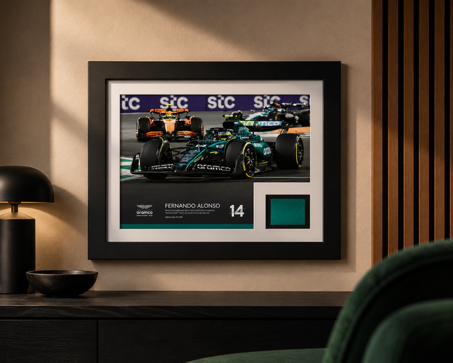 Limited-Edition Fernando Alonso 2024 Bodywork & Photo – Saudi Arabia GP