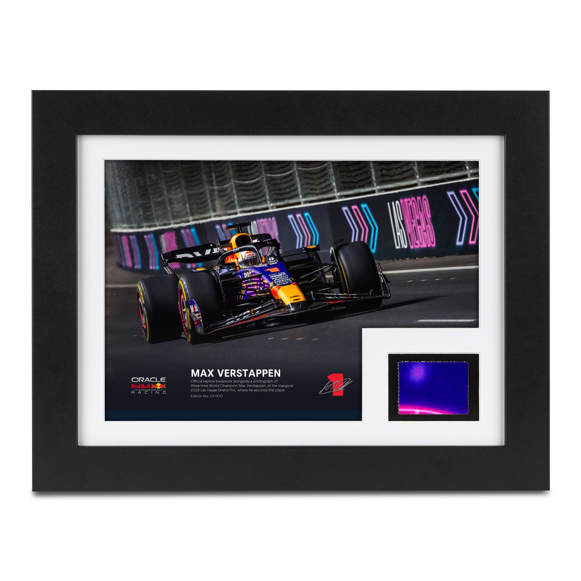 Limited-Edition Max Verstappen 2023 Oracle Red Bull Racing Show Car Bodywork & Photo – Under the Lights Edition