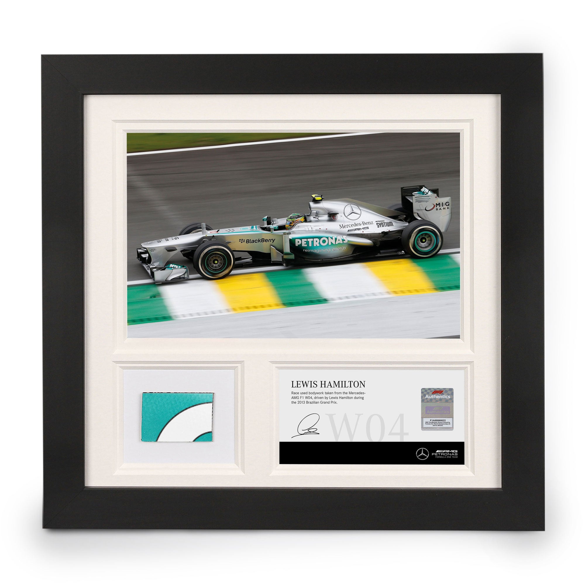 Lewis Hamilton 2013 Bodywork & Photo - Brazilian GP