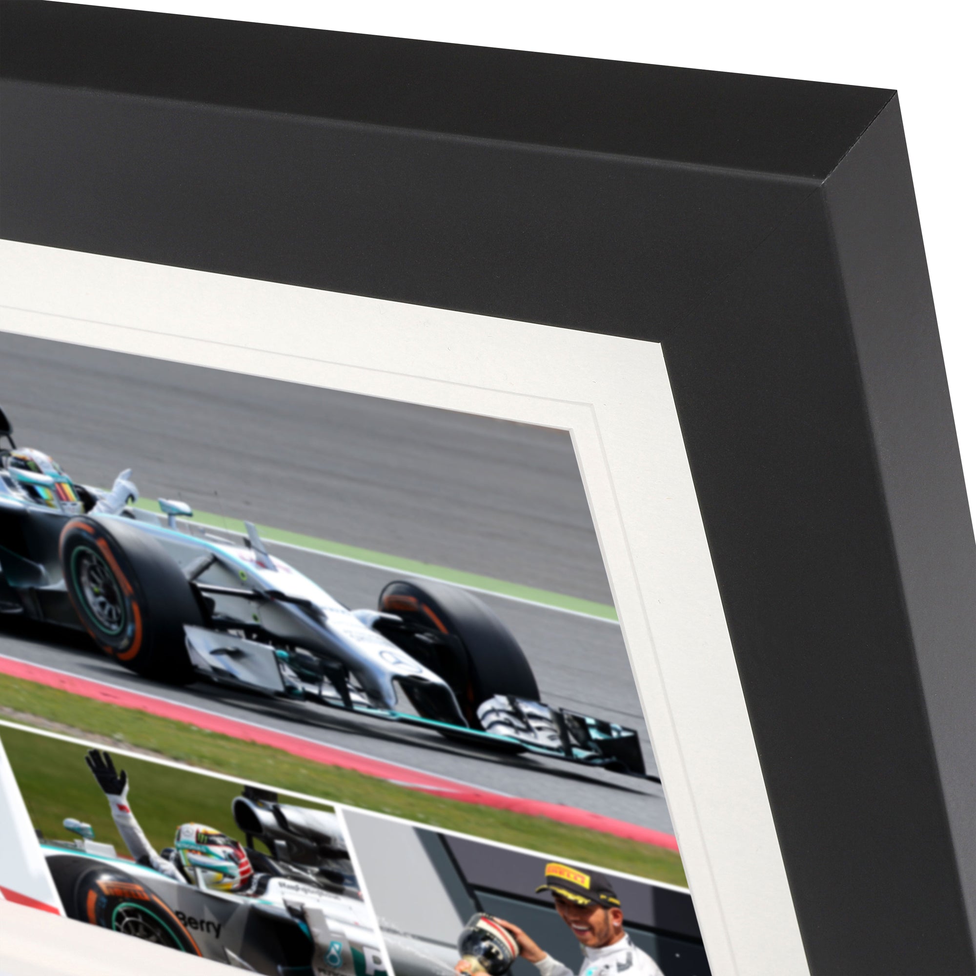 Limited Edition Lewis Hamilton 2014 Bodywork & Photo Collage – British GP