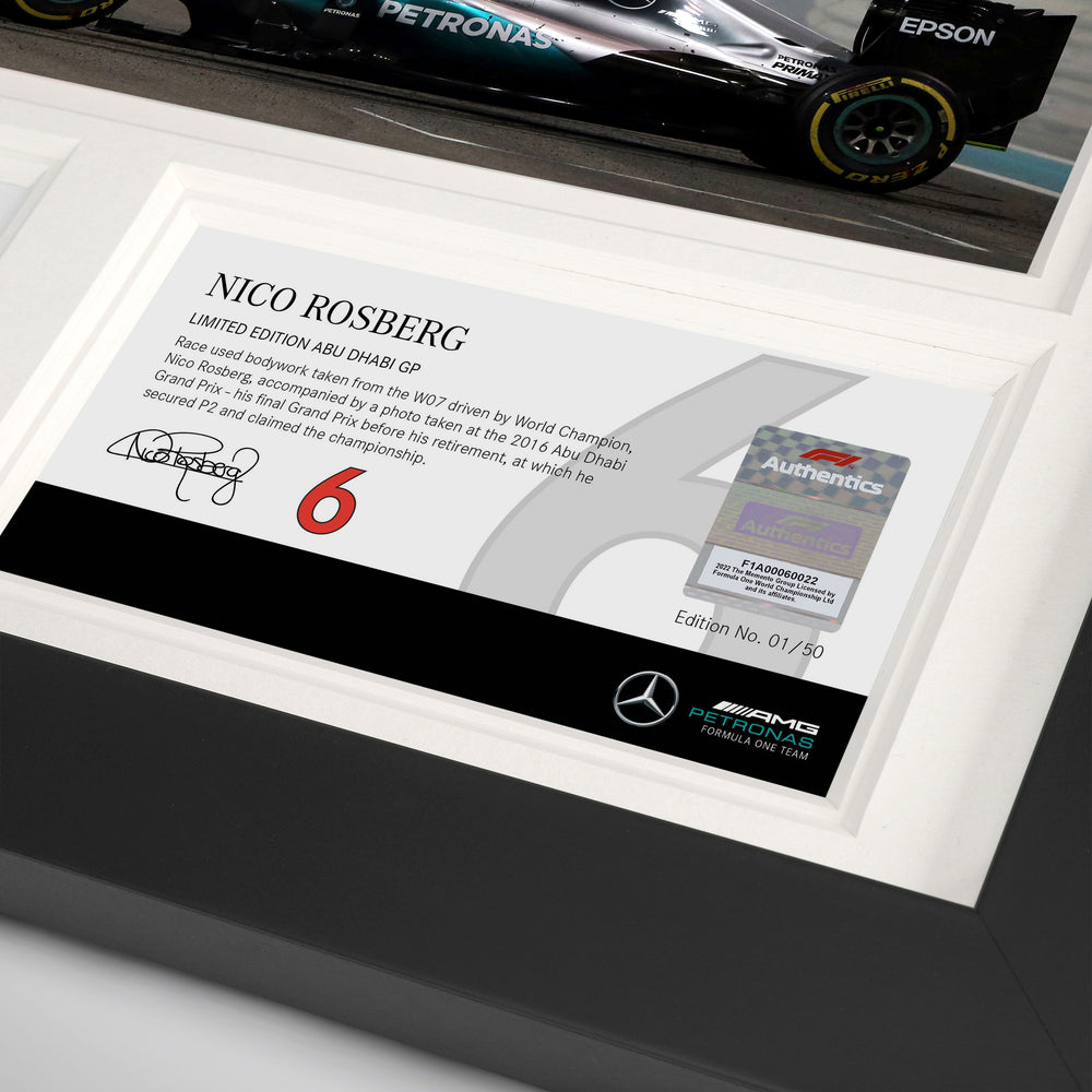 Authetics Nico Rosberg F1® Memorabilia | Replica & Race Used Merch | F1 Authentic