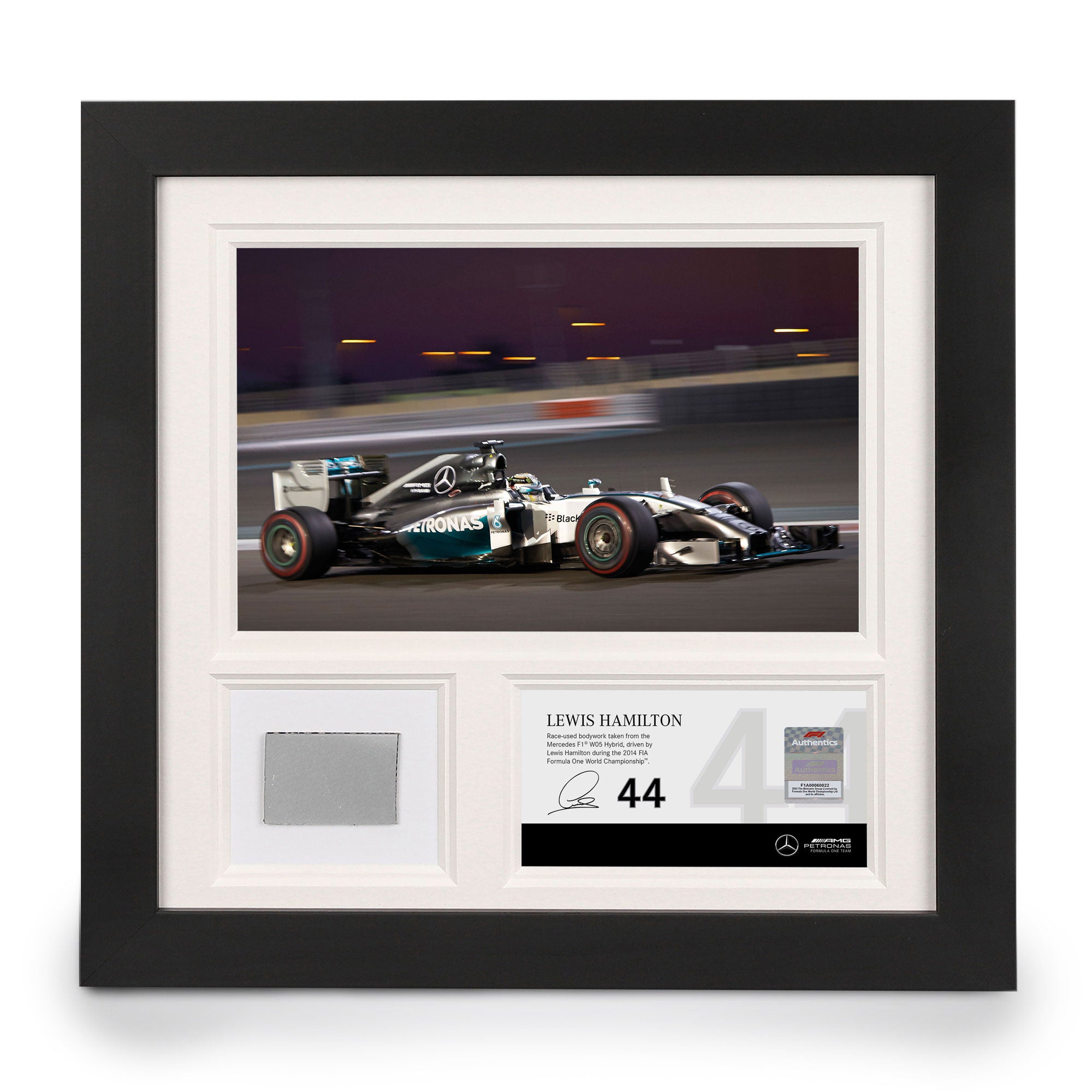 Lewis Hamilton 2014 Bodywork & Photo – Abu Dhabi GP