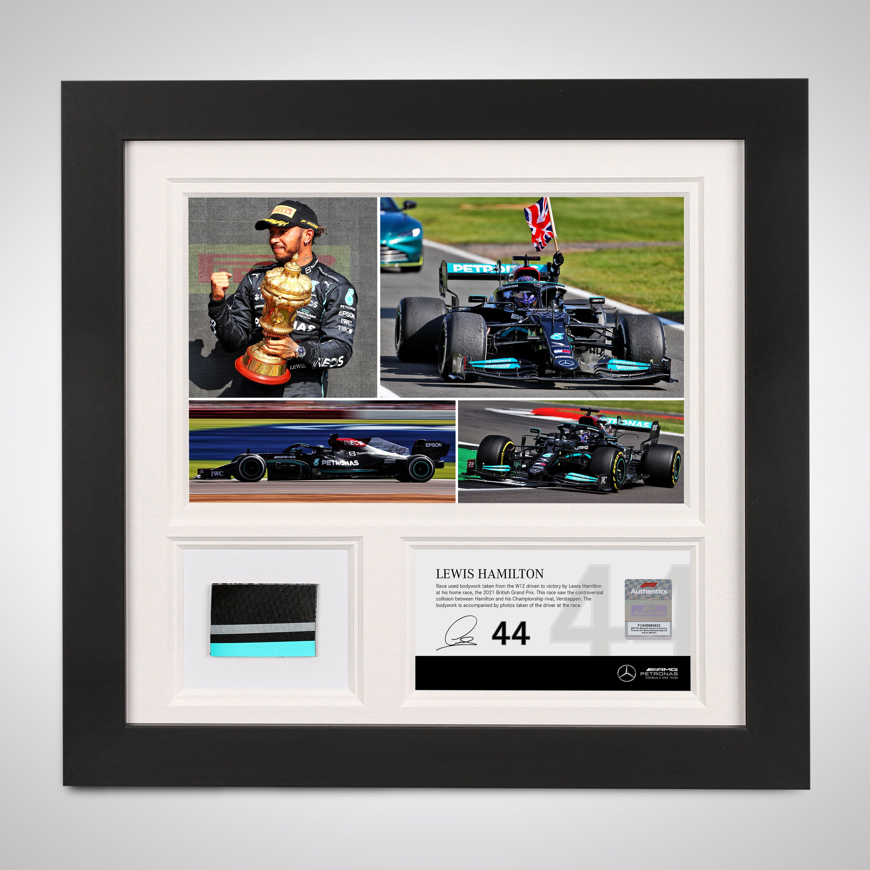 Lewis Hamilton 2021 Bodywork & Photo Collage - British GP