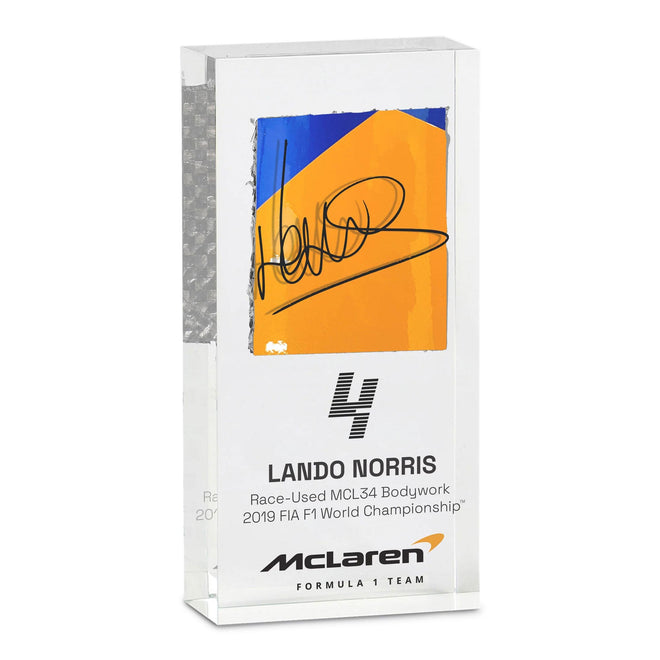 LOT 089 - Lando Norris 2019 Bodywork in Acrylic