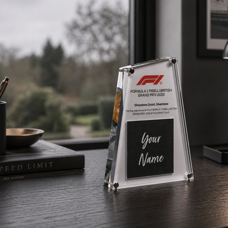 British Grand Prix Flag 2026 - Your Name on the Flag
