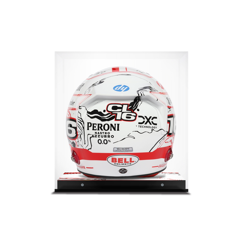 Charles Leclerc Signed 2025 Season Ferrari Replica Helmet - Japanese GP