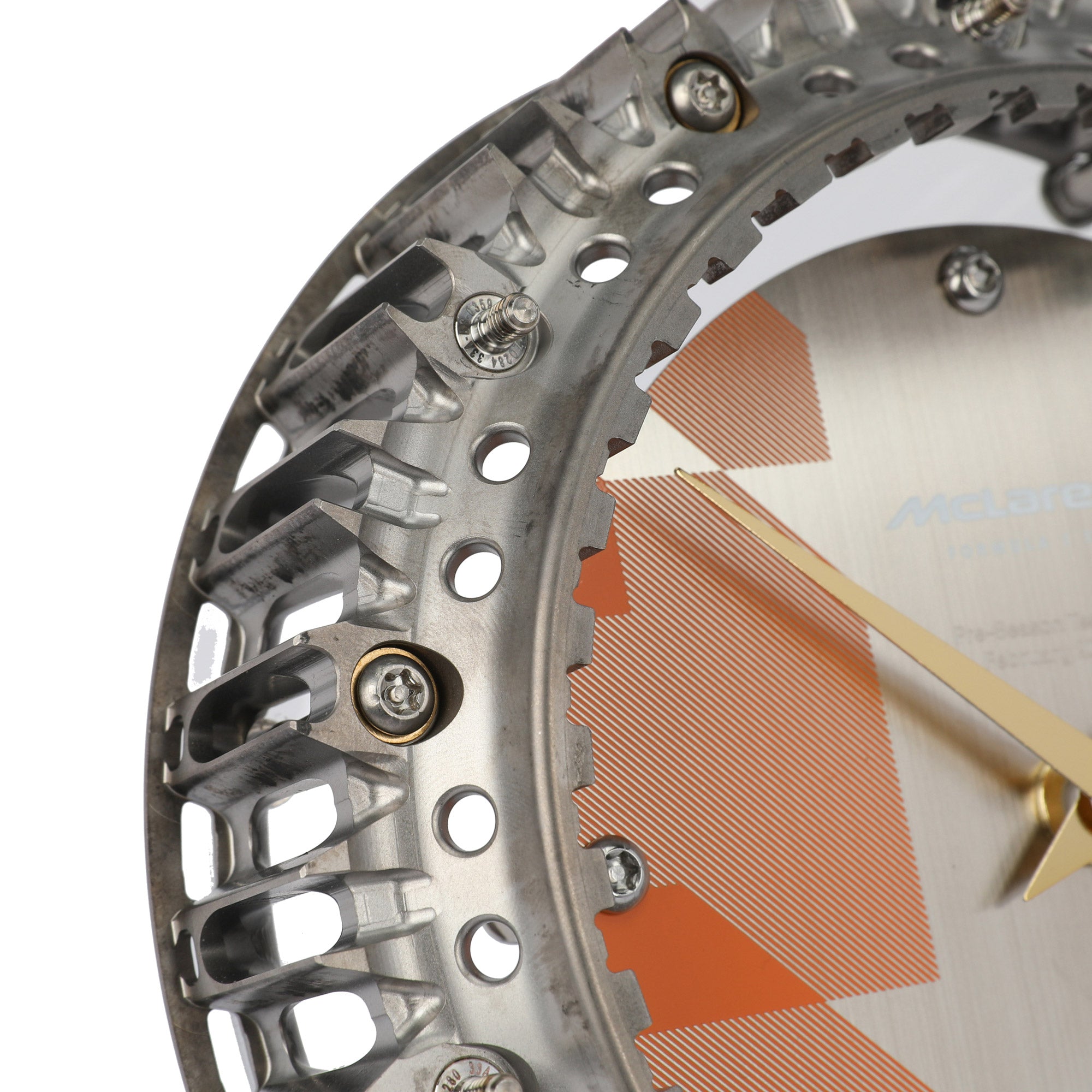 Carlos Sainz 2019 McLaren F1 Team Pre-Season Testing Used Brake Disc Bell Clock